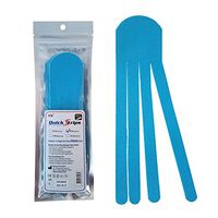 Nasara QuickStrips Precut Kinesiology Tape Strips - 8" Edema Pattern - 15 Pack: Light Blue