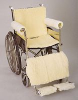 Skil-Care Wheelchair Back and Seat Pads, Sheepskin # 703050 - set