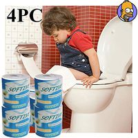 Ultra Clean Care Toilet Paper For Family, Strong Biodegradable Bath Tissue, Toilet paper 10 rolls Double pulp 100% Relaxing fragrance 3 layers Unscented 4/6/10 ROLL (4PC)