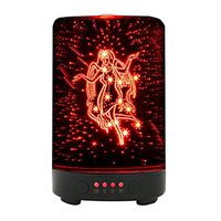 Polennon Virgo Zodiac Signs Night Lights Essential Oil Diffuser Electric 100ml Ultrasonic Cool Mist Personal Humidifier
