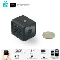 TT08 Mini Spy Hidden Security Camera, 1080P Portable Small Motion-Activated Cam with Battery Power, 2 Brackets