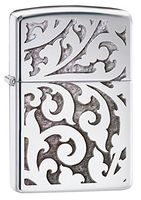 Zippo Filigree Design High Polish Chrome Pocket Lighter