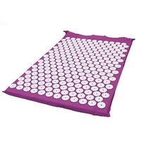 SqSYqz Acupuncture Massage Cushion Yoga Mat Acupressure Cushion Acupuncture Acupuncture Pillow Acupuncture Yoga Mat,Purple,1