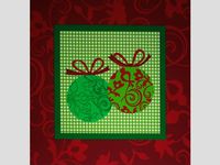Ornaments & Swirls Note Cards w/ Envelopes - Set of 8