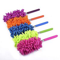Washable Dusters for Cleaning,Feather Duster Extendable Dusting Wand 11"-30", Wet or Dry Use (5 Pcs)