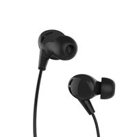 ORICO in-Ear Headphones Earphones with Stereo Pure Sound, Ergonomic Comfort Design with Microphones for Phones Pad Tablets Laptop - Black