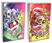 HHB Eclipse Assorted Tattoo Design Crushproof Plastic Cigarette Case, 100s, Choose Your OWN Quantity! #3117TATN (4)