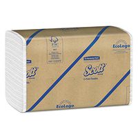 SCOTT C-Fold Paper Towels, 10-1/8 x 13-1/4, WE, 200/pack, 12/ctn