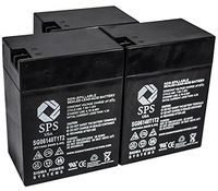 SPS Brand 6V 14 Ah Terminal T1T2 Replacement Battery for Johnson Controls GC6120 (3 Pack)