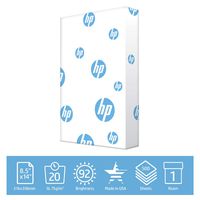 HP Printer Paper Office 20lb, 8.5X 14 Legal Size Paper, 1 Ream, 500 Sheets, Made in USA, Forest Stewardship Council Certified Resources, 92 Bright, Acid Free, Engineered For HP Compatibility, 001422R