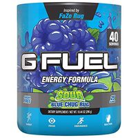G Fuel Sour Blue Chug Rug Tub (40 Servings) Elite Energy and Endurance Formula Inspired by Faze Rug 10.44 oz.