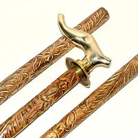 Wooden 37” Decorative Elephant Walking Stick Cane for Men and Women with Metal Brass Handle (Elephant)