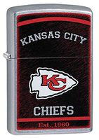 Personalized NFL KANSAS CITY CHIEFS Zippo Lighter - Free Engraving