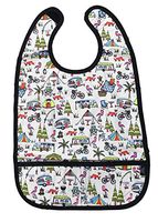 Adult Clothing Protector Bib with Front Pockets (Camping)