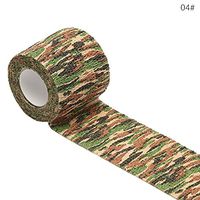 ajzdnzvr Non-Woven Outdoor Camouflage Tape, Self Adherent Cohesive Wrap Bandages,Sports Tape for Wrist Ankle Sprains, 5cmx4.5m