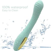 LED Light 10 Speeds Massager Wireless Waterproof Power Suitable for Home Fitness Sports Cordless Electric Massager Adjustable for Neck Shoulder Back Body,Sports Release (Green)