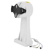 Aufee Rotating Bracket, PTZ CCTV Bracket or 255° Horizontal Rotate Rotating Bracket Pan Tilt Installation Stand Holder for CCTV Camera(Wire Control Onibearing)