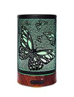 Essential Oil Diffuser ASAWASA Aroma Mist Humidifiers For Bedroom Home Office Yoga,Metal Aromatherapy Diffusers with Waterless Auto Shut-Off Protection 7Colors Changed LED Nightlight(Butterfly)
