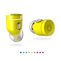 Crazybaby Air (Nano) True Wireless Bluetooth Earbuds with Charging Capsule, Bluetooth 5.0 Ready, with All Day Battery Life and Microphone. (Austin Yellow)