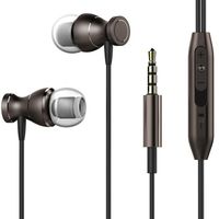 3.5mm With Microphone Bass Stereo In-Ear Earphones Headphones Pandaie Hi Fi To America Headset Earbuds For iPhone Samsung Huawei Xiaomi HTC LG 6 7 8 Plus Note Red (Black)