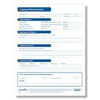 ComplyRight Employee Warning Form 50PK