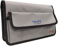 Pak A Pill, Pill Case, Organizer, Patented Portable Medicine Prescription Bag, Compact Design, Unisex, Mens or Womens, with Hanger, Size 12x7x1.5 Inch