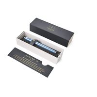 PARKER IM Rollerball Pen, Premium Blue with Fine Point Black Ink Refill, Gift Box (1931690)