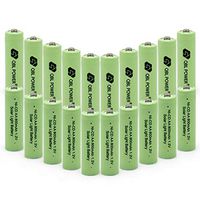 QBLPOWER NiCd AA Double A 1.2V 800mAh Rechargeable Solar Batteries for Outdoor Lights Solar Lights,Solar Lamp,Garden Lights(20 PCS)
