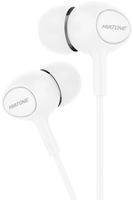 Earbuds with Microphone, MIATONE in-Ear Ear Bud Headphones Dynamic Crystal Clear Sound, Ergonomic Comfort-Fit Earphones - Black (White)