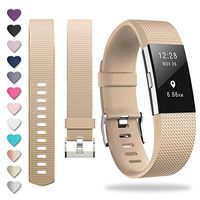 ZEROFIRE Compatible for Fitbit Charge 2, Replacement Adjustable Sport Bands for Charge 2 Heart Rate Fitness Wristbands, Women Men, Small and Large