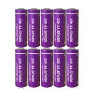 3.6V Lithium/SOCL2 Batteries aa Size Battery Model ER 14505 Battery 10Pcs