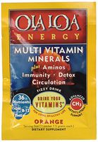 Ola Loa Energy Multi Vitamin Drink Orange Flavour (30 packets 90 mineral complexes) by Ola Loa