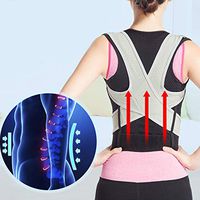 Adjustable Back Brace Posture Corrector Back Support Shoulder Belt Women Cotton Comfort Posture Corrector
