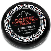 Rolencos Pain Relief Double Action Cream Cooling & Hot Effect for Muscle, Joint & Back, Emu Oil & MSM Contained, Intensive, Concentrate & Fast Acting for Recovery, 4.20oz