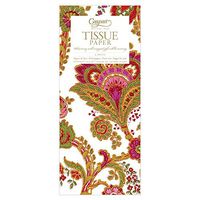 Caspari Paisley Tissue Paper in Ivory, 16 Sheets Included