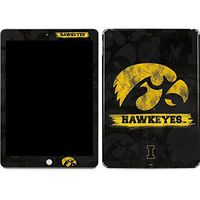 Skinit Decal Tablet Skin for iPad 9.7in (2018) - Officially Licensed University of Iowa Iowa Hawkeyes Distressed Logo Design