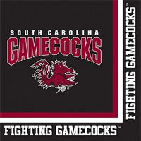 Pack of 240 NCAA South Carolina Gamecocks 2-Ply Tailgating Party Lunch Napkins