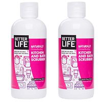 Better Life Natural Kitchen and Bath Scrubber, 16 Ounces (Pack of 2), 24434