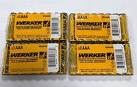 WERKER - (32 Batteries) WKAAAB - Industrial Alkaline - AAA Batteries