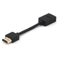 VCE HDMI Male to Female Gold Plated Swivel Adapter Converter Cable for Google Chrome Cast, Roku Stick Connection to TV