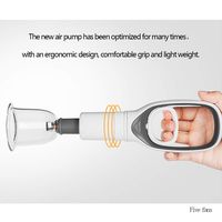 Vacuum Cupping Kit for Health Massage, Chinese Cupping Therapy kit with Magnetic Pump and Cups,Cupping Set for Muscle, Nerve, Joint Pain Relief,1 Pump and 10 Cups