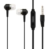 Pandaie Hi Fi to America 3.5mm Super Bass Stereo in-Ear Earphone Headphone Headset for iPhone Samsung Huawei Xiaomi HTC LG 6 7 8 Plus Note Red (Black)
