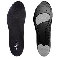 MOISO Memory Foam Orthotic Insoles for Plantar Fasciitis with Arch Support Shock Absorption Pad Design for men & women