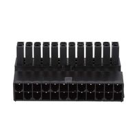 Oumij 24Pin Female to 24Pin Male 90 Degree Right Angle ATX Power Connector Adapter Change The mounting Direction of The ATX 24PIN Cable Used for Desktop PC Supply.
