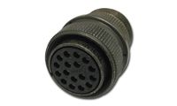 Amphenol Industrial MS3106A18-1P Circular Connector Pin, General Duty, Non-Environmental, Threaded Coupling, Solder Termination, Straight Plug, 18-1 Insert Arrangement, 18 Shell Size, 10 Contacts