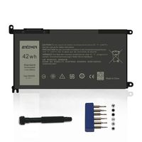 SKOWER 42Wh WDX0R Laptop Battery for Dell Inspiron 13 5368 5378 7368 7378 13-5000 15 5565 5567 5568 5578 7560 7569 7570 7579 15-5567 15 7000 14-7460 17 5765 5770 Series Fit FC92N 3CRH3 T2JX4 CYMGM