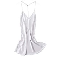 Alalaso Women Sexy Satin Sleepwear Babydoll Lingerie Nightdress Pajamas Without Chest Pad