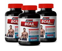 Muscle Growth Vitamins - BCAA 3000MG - BRANCHED Chain Amino ACIDS - leucine Amino Acid Supplements - 3 Bottles 360 Tablets