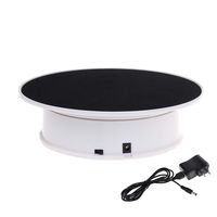 YOYOHOT 1 Pc 360 360 Degree Electric Rotating Turntable Display Stand for Photography Max Load 1.5Kg Video Shooting Props Turntable Battery