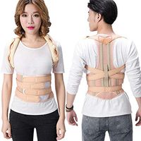 Wyyggnb Back Posture Corrector, Student Children Adult Male and Female Kyphosis Correction Back Correction Clothing Correction with Scoliosis (Color : Brass, Size : L)